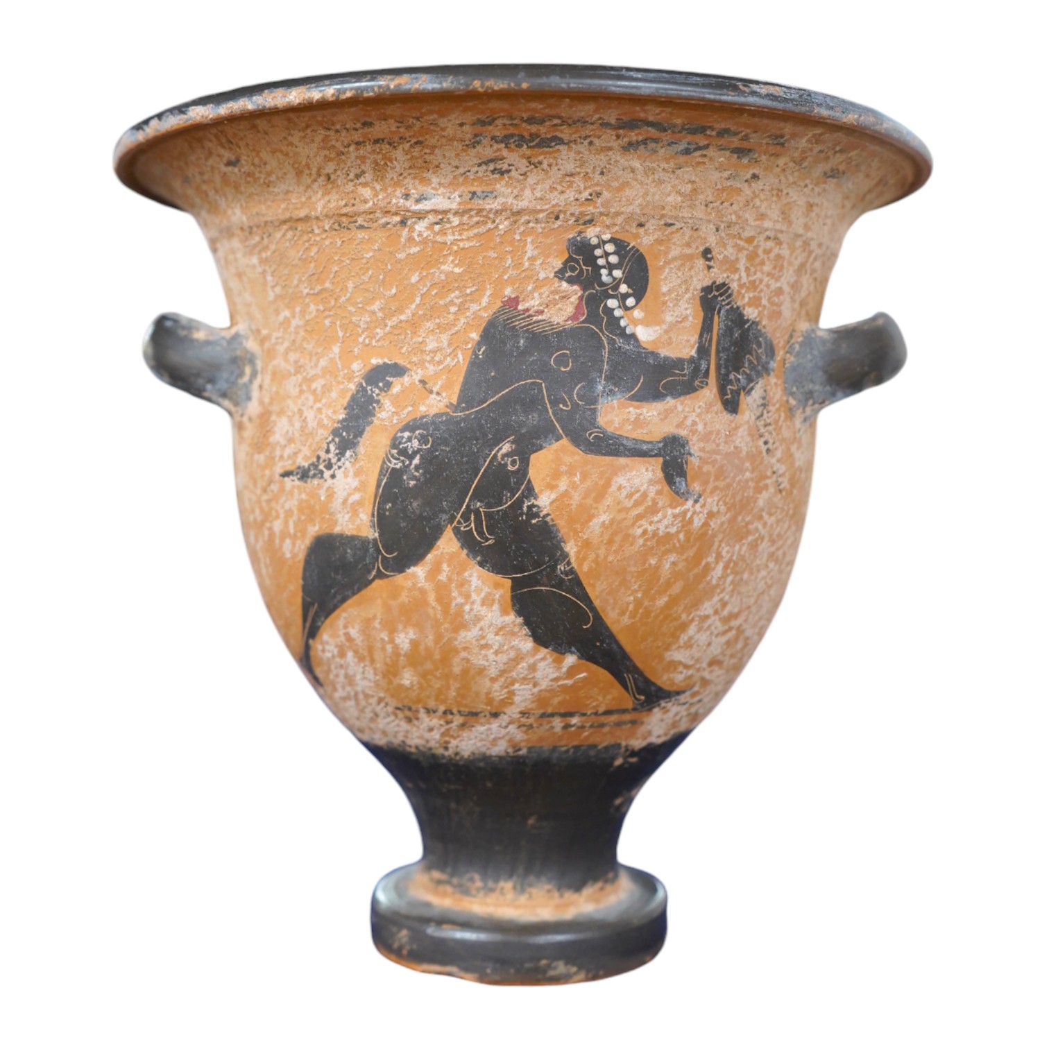 An Ancient Greek? bell krater, 21cm high. Condition - fair to good